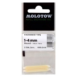PUNTAS MOLOTOW REDONDAS 1-4 MM BOLSA CON 2