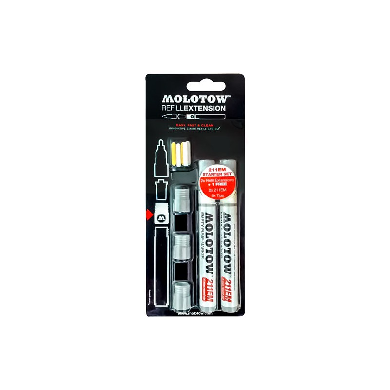 Kit para refil Molotow 502 con 10 piezas