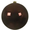 Esfera Navidad Kmk 22437 14cm roja madera