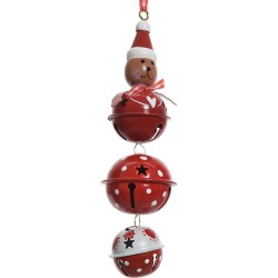 Adorno navidad Cascabel KMK 385136 rojo varios modelos 15cm