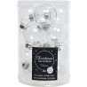 Esfera navidad KMK 10327 3.5cm transparente con 16 piezas