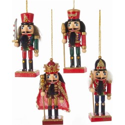 Adorno navideño Ksa cascanueces madera 15 cm