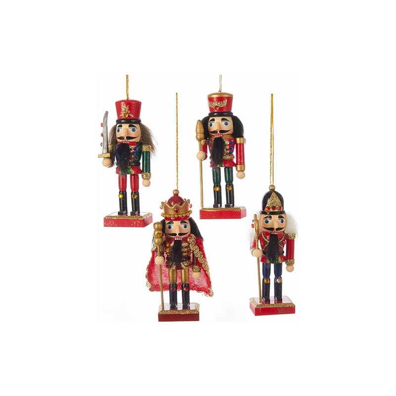 Adorno navideño Ksa cascanueces madera 15 cm
