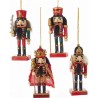 Adorno navideño Ksa cascanueces madera 15 cm