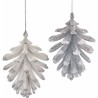 Adorno navideño Ksa piña plateada 10 cm