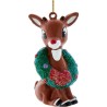 Adorno navideño Ksa Rodolfo el reno 8 cm