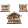 Adorno navideño Ksa casa navideña 9 cm