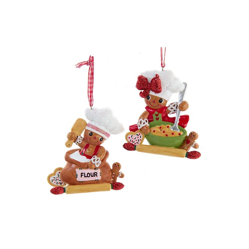 Adorno navideño Ksa galleta cocinando 9 cm