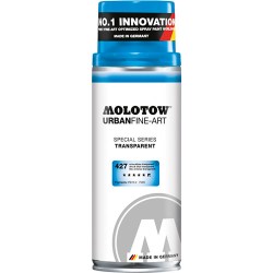PINTURA ACRÍLICA EN SPRAY MOLOTOW TRANSPARENTE 400 ML