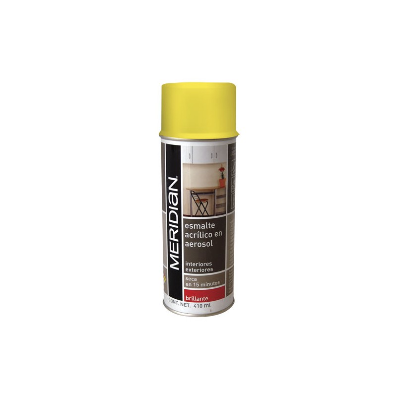 Aerosol Meridian de 410 ML Amarillo Intenso
