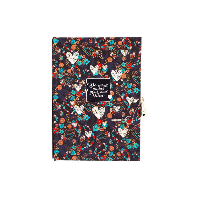 Diario Senfort 18245220 Con Candado 14X19 Paisley