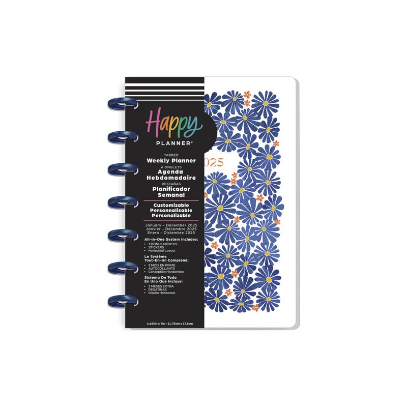 Agenda Juvenil Thp Hues Of Blues Mini 14x22cm 2025