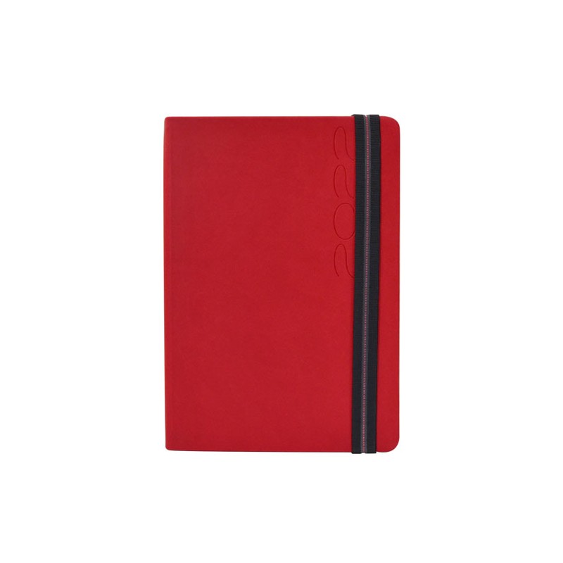 AGENDA DANPEX BAHAMAS DÍA POR PÁGINA 14.5X20.5CM ROJO 2022