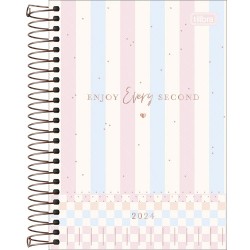 Agenda Tilibra Soho con Espiral 20x16cm Día Por Página 2022