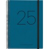 Agenda Juvenil Mqr Plus 21x16cm Dia Por Pagina Azul 2025