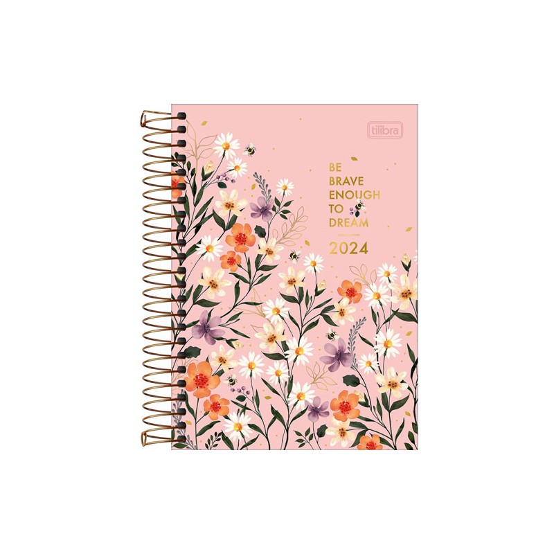 Agenda Tilibra Le Vanille 20x16cm Dia Por Pagina