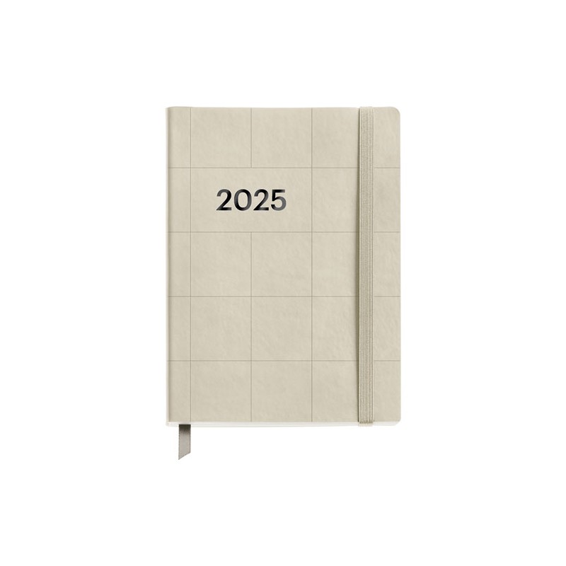 Agenda Juvenil Mqr Jour 17x13cm Dia Por Pagina Pastel Crema 2025