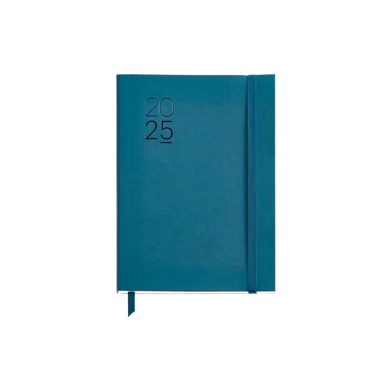 Agenda Juvenil Mqr Plus 22x16cm Dia Por Pagina Luxor Azul 2025