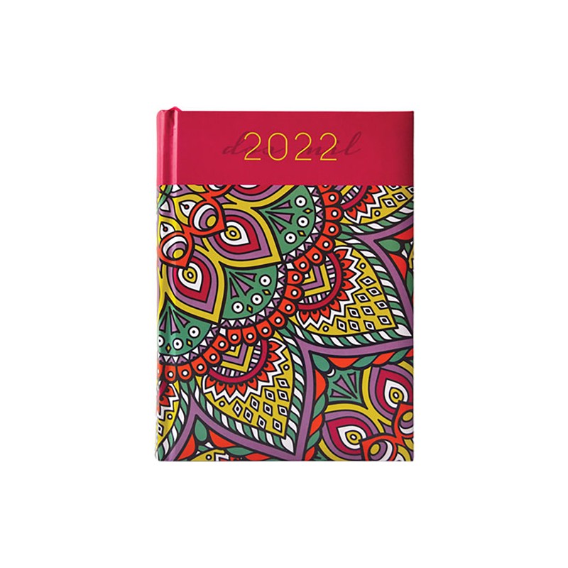 Agenda Danpex Mandala Día Por Página Rosa 2022