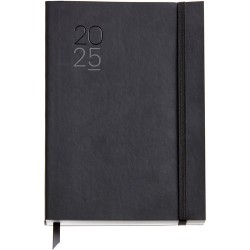 Agenda Juvenil Mqr Plus 22x16cm Dia Por Pagina Luxor Negro 2025