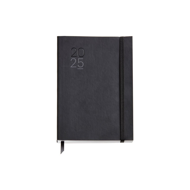 Agenda Juvenil Mqr Plus 22x16cm Dia Por Pagina Luxor Negro 2025