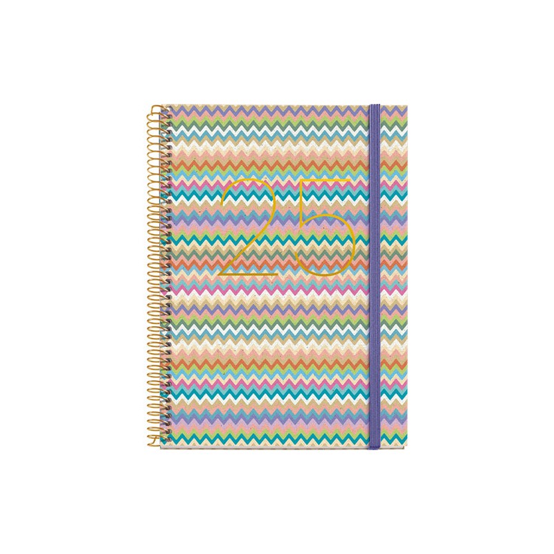 Agenda Juvenil Mqr Plus 21x18cm Dia Por Pagina Mallorca 2025