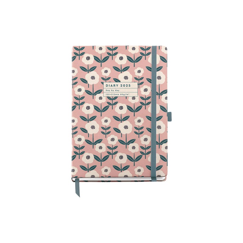 Agenda Juvenil Mqr Plus 22x16cm Dia Por Pagina Bloom 2025