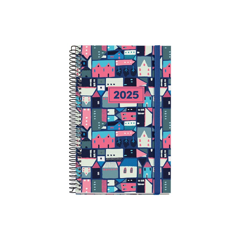 Agenda Juvenil Mqr Activa 18x14cm Dia Por Pagina Villa 2025