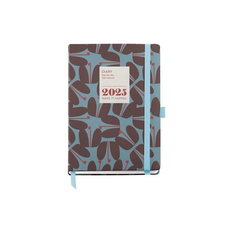 Agenda Juvenil Mqr Journal 17x13cm Dia Por Pagina Jessica 2025