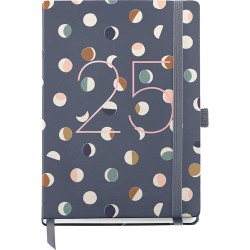 Agenda Juvenil Mqr Journal 17x13cm Dia Por Pagina Moonlight 2025
