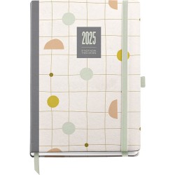 Agenda Juvenil Mqr Plus 22x16cm Dia Por Pagina Silvia 2025