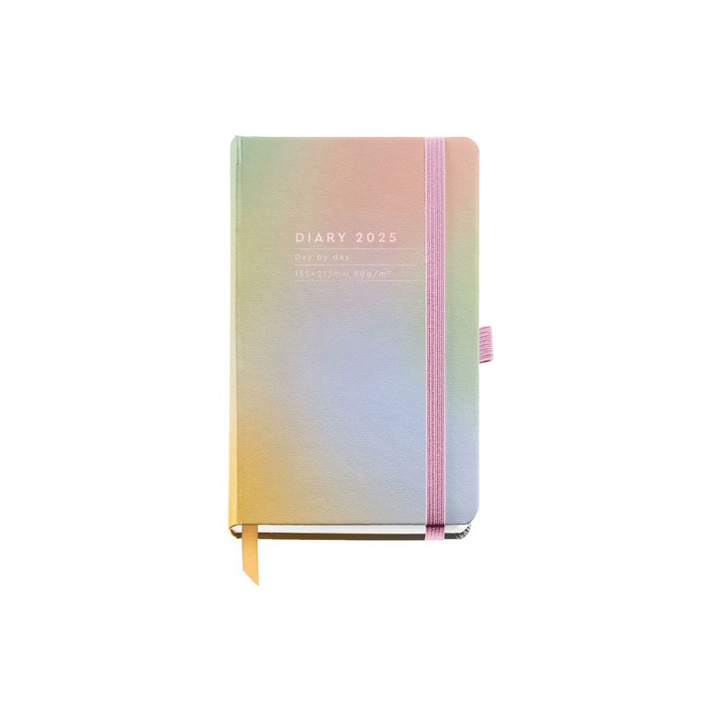 Agenda Juvenil Mqr Passport 14x10cm Dia Por Pagina Aurora 2025