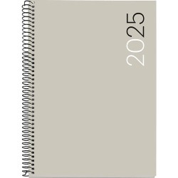 Agenda Juvenil Mqr Plus 21x16cm Dia Por Pagina City Marino 2025