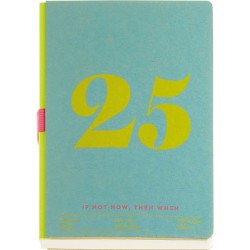 Agenda Juvenil Mqr Plus 22x16cm Dia Por Pagina Kraft Year 2025