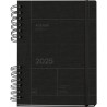 Agenda Juvenil Mqr Plus 22x16cm Dia Por Pagina Negro 2025