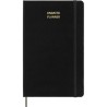 Agenda Juvenil Moleskine Pasta Dura 13X21Cm Negro Semana A La Vista