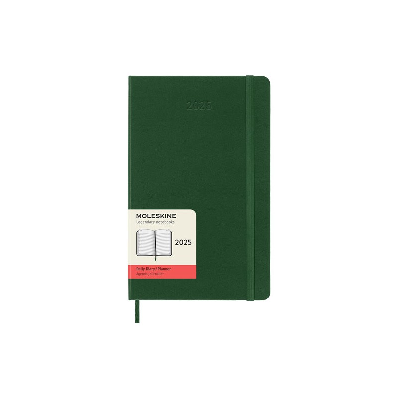 Agenda Juvenil Moleskine Pasta Suave 9X14Cm Verde Semana A La Vista