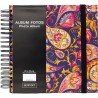 Álbum fotos Senfort Esp 25x25cm 30 hojas Paisley
