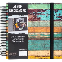 Álbum Fotos Senfort Esp 25X25Cm 30 Hojas Vintage
