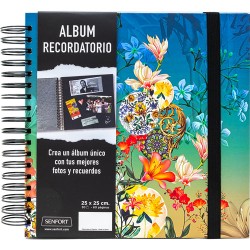 Álbum fotos Senfort 12524220 Esp 25x25cm 30 hojas Batik