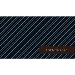 Agenda Juvenil Pocket Black Pasta Dura Semana A La Vista 2025