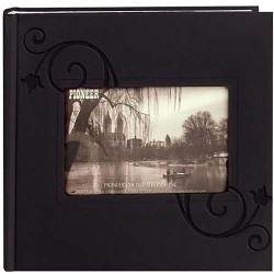 Foto Album Pioneer Floral Scroll Para 200 Fotos negro