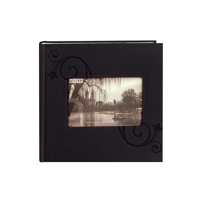 Foto Album Pioneer Floral Scroll Para 200 Fotos negro