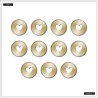 Repuesto Para Agenda The Happy Planner Discos Metal Gold 1.75 Pulg Paquete  Con 11