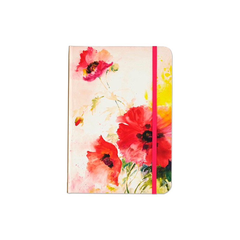 Diario Tumbili Watercolor Poppies 13X18Cm