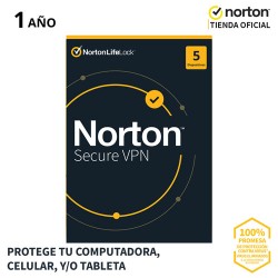 NORTIN SECURE VPN PARA 5 DISPOSITIVOS 1 AÑO
