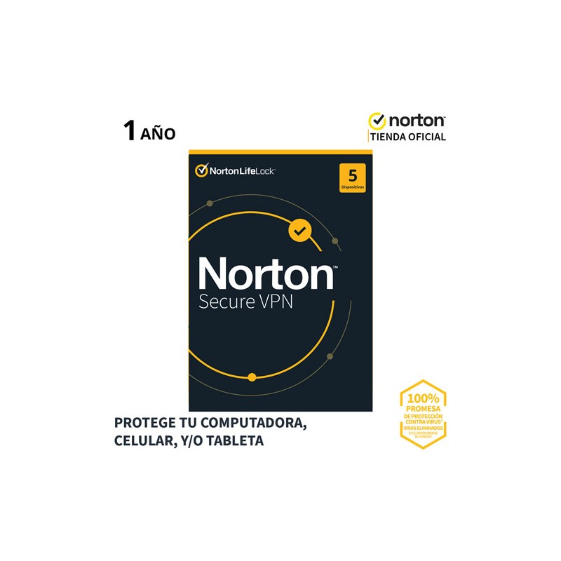 NORTIN SECURE VPN PARA 5 DISPOSITIVOS 1 AÑO