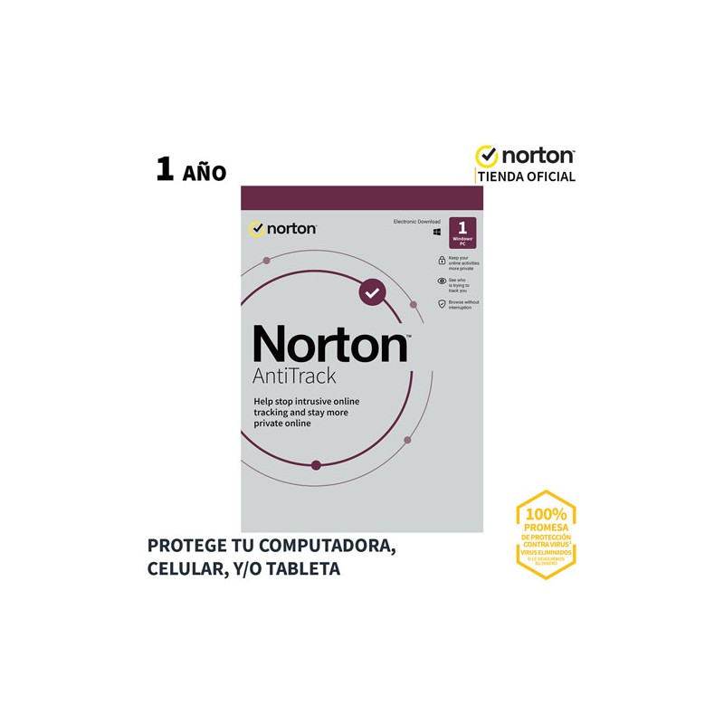 NORTON ANTITRACK 1 DISPOSITIVOS 1 AÑO