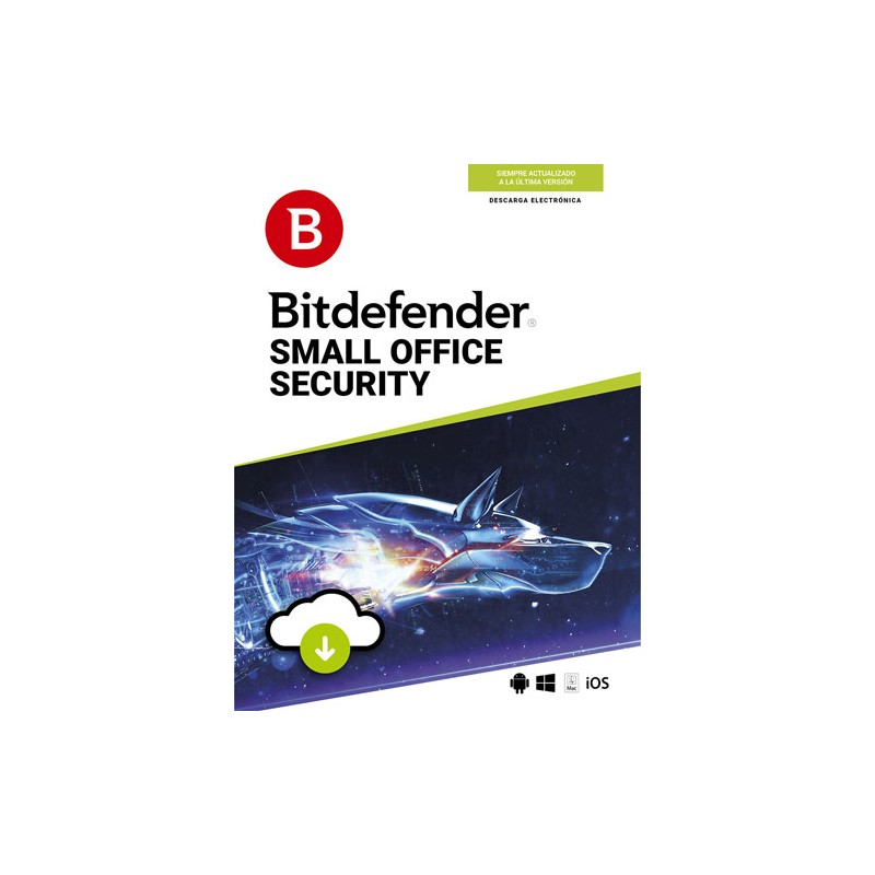 ESD BITDEFENDER SMALL OFFICE SECURITY 3AÑOS 45 USUARIOS + 1 SERVER