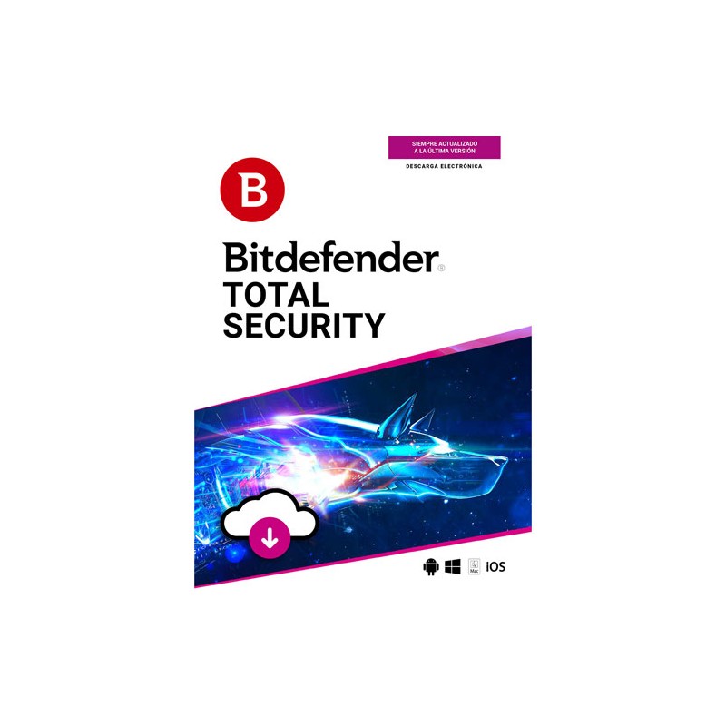 ESD BITDEFENDER TOTAL SECURITY MD 2AÑOS 10 USUARIOS